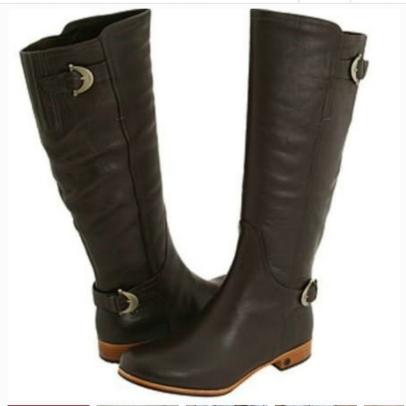 UGG Shoes - UGG Amberlee Sheepskin Buckle Knee Equestrian 8